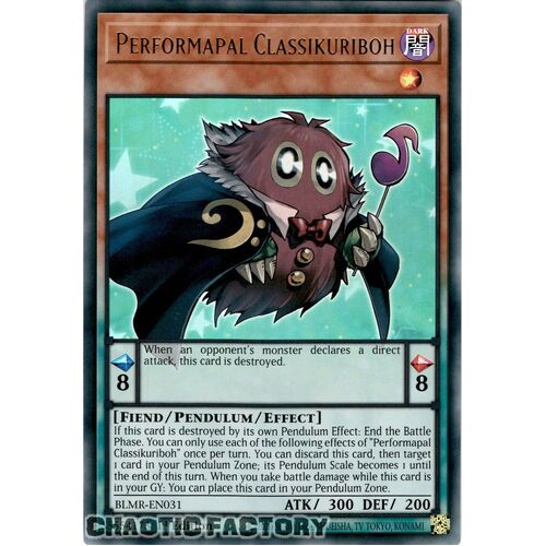 BLMR-EN031 Performapal Classikuriboh Ultra Rare 1st Edition NM