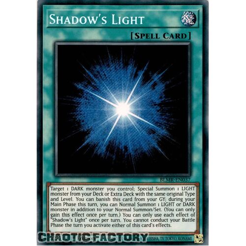 BLMR-EN037 Shadow's Light Secret Rare 1st Edition NM