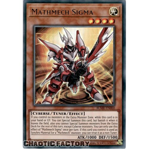 BLMR-EN060 Mathmech Sigma Ultra Rare 1st Edition NM