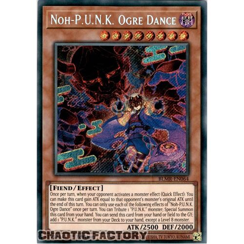 BLMR-EN064 Noh-P.U.N.K. Ogre Dance Secret Rare 1st Edition NM