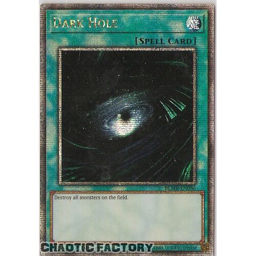 Quarter Century Secret Rare BLMR-EN086 Dark Hole 1st Edition NM
