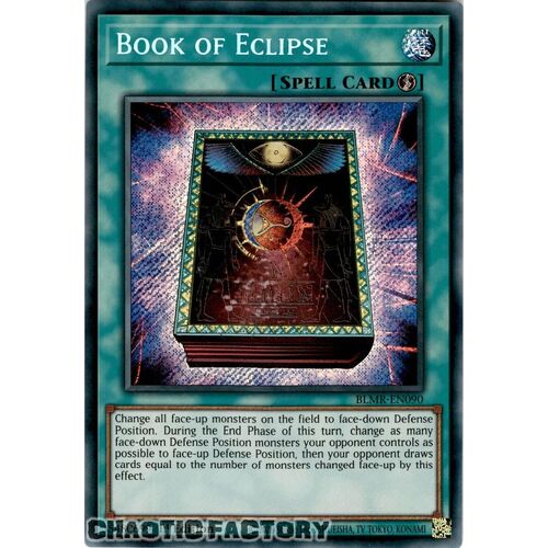BLMR-EN090 Book of Eclipse Secret Rare 1st Edition NM
