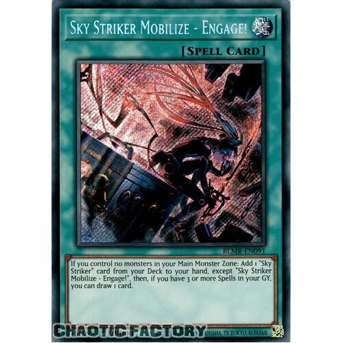 BLMR-EN091 Sky Striker Mobilize - Engage! Secret Rare 1st Edition NM