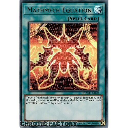 BLMR-EN092 Mathmech Equation Ultra Rare 1st Edition NM