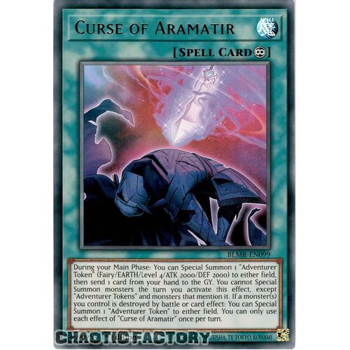 BLMR-EN099 Curse of Aramatir Ultra Rare 1st Edition NM