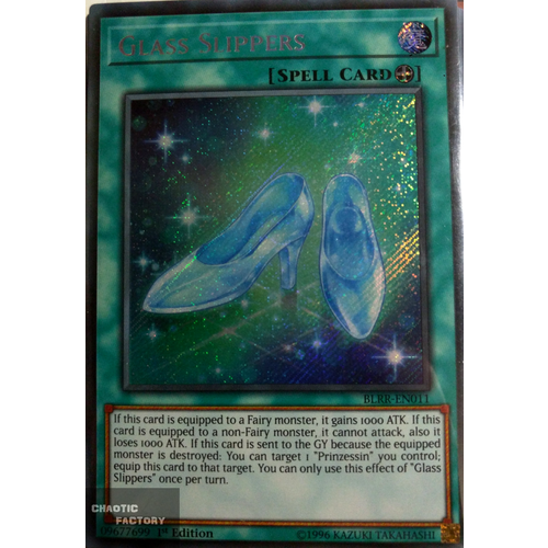 BLRR-EN011 Glass Slippers Secret Rare 1st Edition