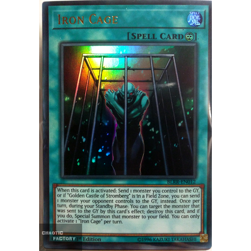 BLRR-EN012 Iron Cage Ultra Rare 1st Edition