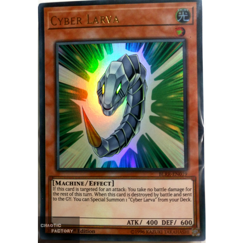 BLRR-EN019 Cyber Larva Ultra Rare 1st Edition