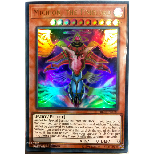 BLRR-EN021 Michion, the Timelord Ultra Rare 1st Edition NM