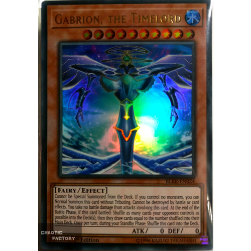 BLRR-EN024 Gabrion, the Timelord Ultra Rare 1st Edition NM