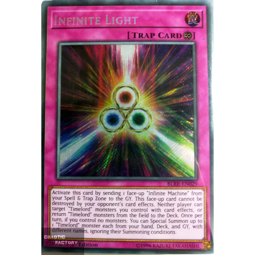 BLRR-EN029 Infinite Light Secret Rare 1st Edition NM