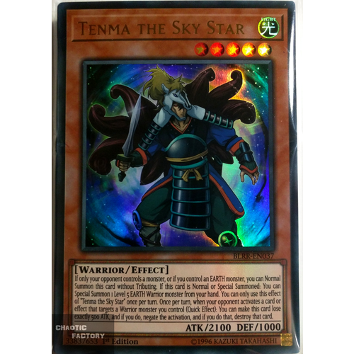 BLRR-EN037 Tenma the Sky Star Ultra Rare 1st Edition