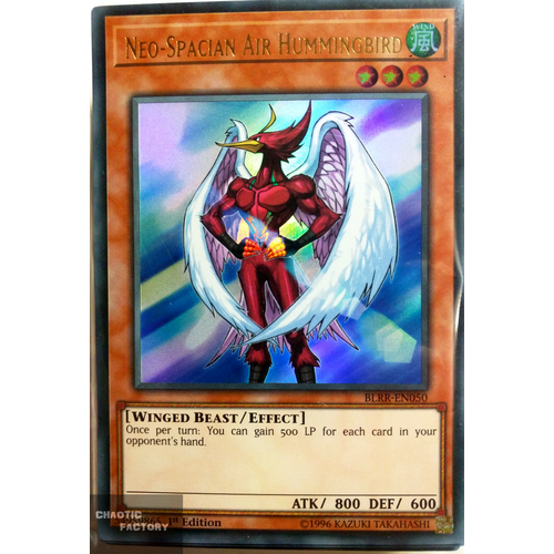 BLRR-EN050 Neo-Spacian Air Hummingbird Ultra Rare 1st Edition