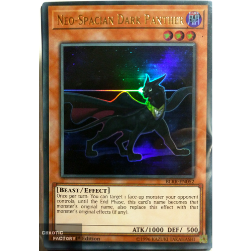 BLRR-EN052 Neo-Spacian Dark Panther Ultra Rare 1st Edition