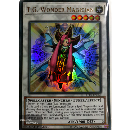 BLRR-EN057 T.G. Wonder Magician Ultra Rare 1st Edition