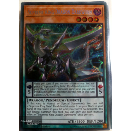 BLRR-EN063 Supreme King Dragon Darkwurm Secret Rare 1st Edition NM