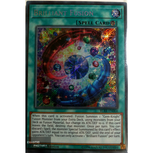 BLRR-EN064 Brilliant Fusion Secret Rare 1st Edition NM
