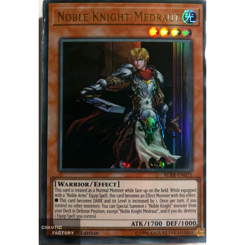 BLRR-EN071 Noble Knight Medraut Ultra Rare 1st Edition