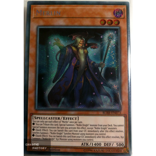 BLRR-EN073 Merlin Secret Rare 1st Edition NM