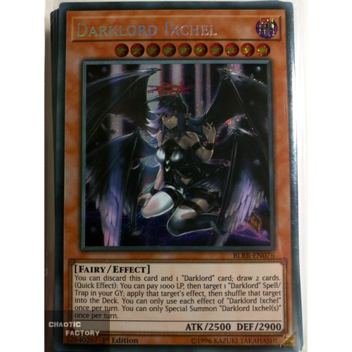 BLRR-EN076 Darklord Ixchel Secret Rare 1st Edition
