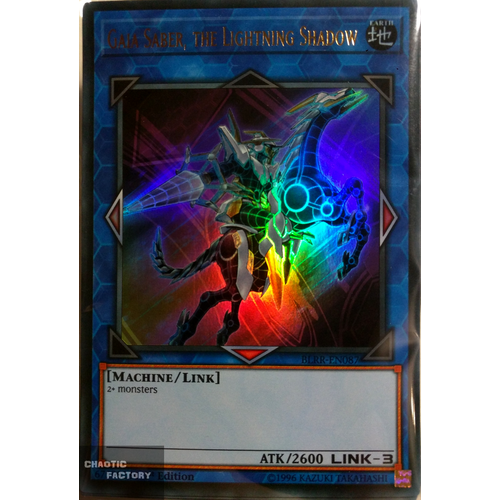 BLRR-EN087 Gaia Saber, the Lightning Shadow Ultra Rare 1st Edition
