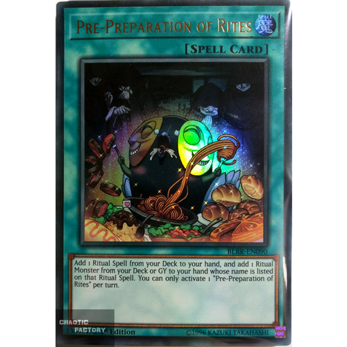 BLRR-EN090 Pre-Preparation of Rites Ultra Rare 1st Edition NM