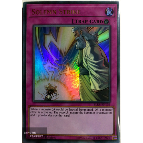 BLRR-EN102 Solemn Strike Ultra Rare 1st Edition NM