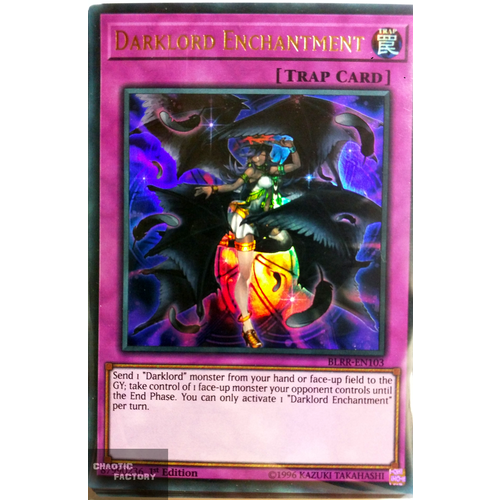 Yugioh BLRR-EN103 Darklord Enchantment Ultra Rare 1st Edition