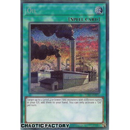 BLTR-EN026 Oil Secret Rare 1st Edition NM