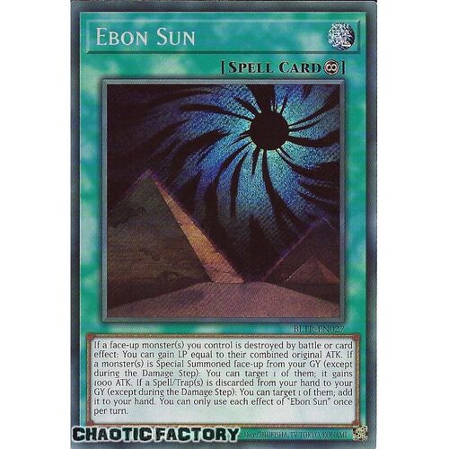 BLTR-EN027 Ebon Sun Secret Rare 1st Edition NM