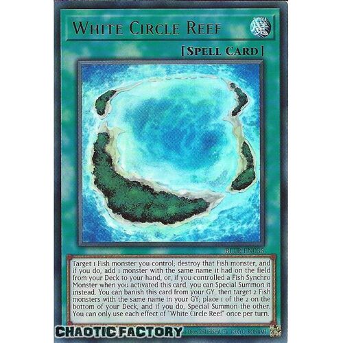 BLTR-EN035 White Circle Reef Ultra Rare 1st Edition NM