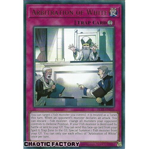 BLTR-EN036 Arbitration of White Ultra Rare 1st Edition NM