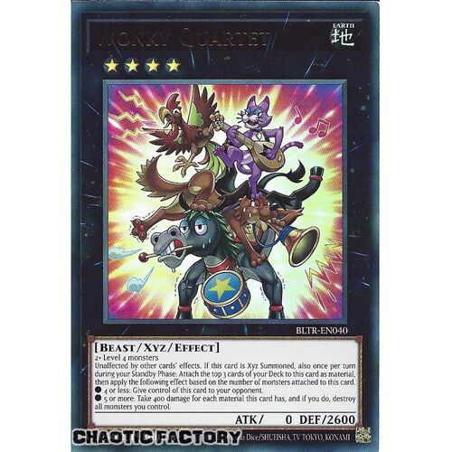 BLTR-EN040 Wonky Quartet Ultra Rare 1st Edition NM