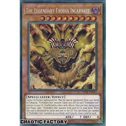 BLTR-EN051 The Legendary Exodia Incarnate Secret Rare 1st Edition NM