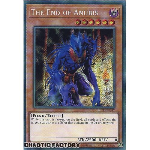 BLTR-EN052 The End of Anubis Secret Rare 1st Edition NM