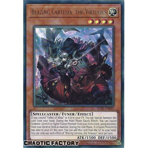 BLTR-EN080 Blazing Cartesia, the Virtuous Ultra Rare 1st Edition NM