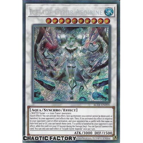 BLTR-EN090 Icejade Gymir Aegirine Secret Rare 1st Edition NM