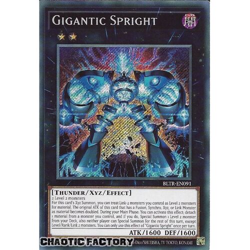 BLTR-EN091 Gigantic Spright Secret Rare 1st Edition NM