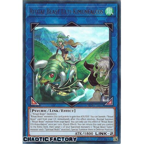 BLTR-EN092 Ritual Beast Ulti-Kimunfalcos Ultra Rare 1st Edition NM