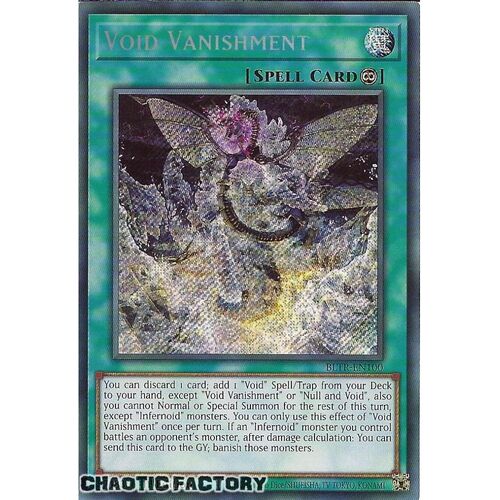BLTR-EN100 Void Vanishment Secret Rare 1st Edition NM