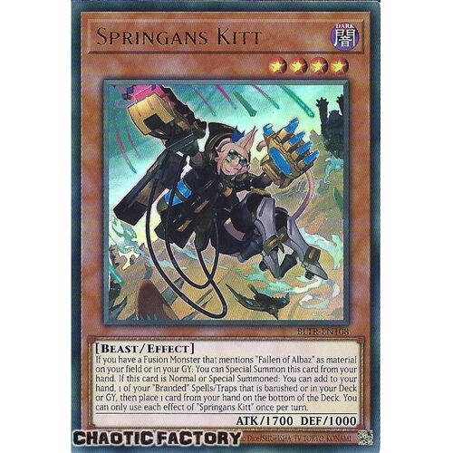 BLTR-EN108 Springans Kitt Ultra Rare 1st Edition NM