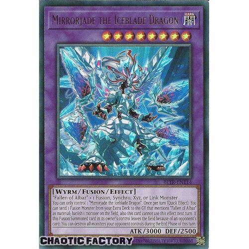 BLTR-EN114 Mirrorjade the Iceblade Dragon Ultra Rare 1st Edition NM