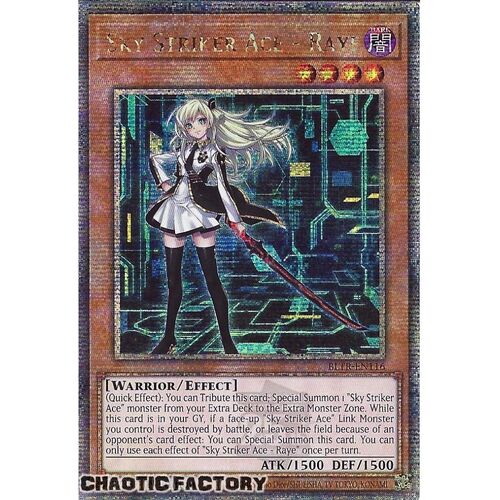 Quarter Century Secret Rare BLTR-EN116 Sky Striker Ace - Raye (alternate art) 1st Edition NM