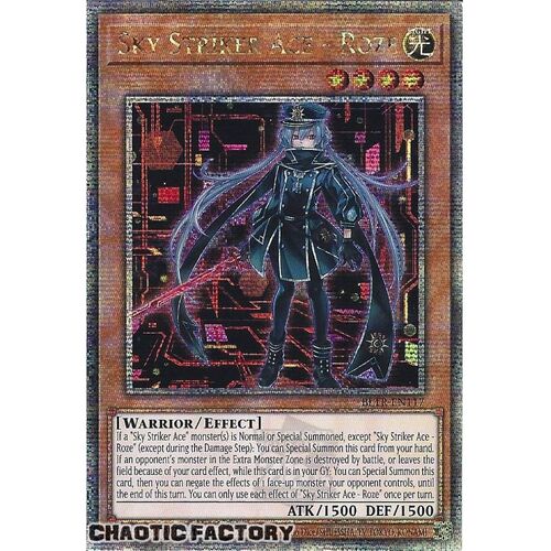 Quarter Century Secret Rare BLTR-EN117 Sky Striker Ace - Roze (alternate art) 1st Edition NM