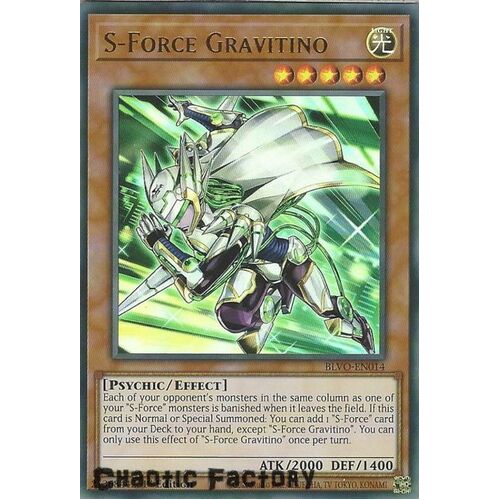 BLVO-EN014 S-Force Gravitino Ultra Rare 1st Edition NM