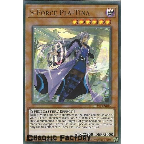 BLVO-EN015 S-Force Pla-Tina Ultra Rare 1st Edition NM