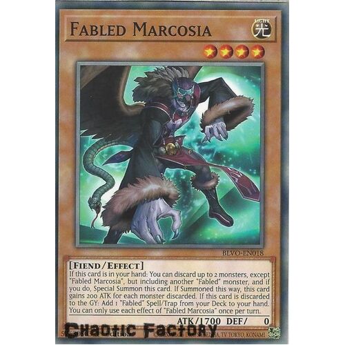 BLVO-EN018 Fabled Marcosia Common 1st Edition NM