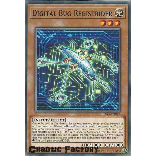 BLVO-EN023 Digital Bug Registrider Common 1st Edition NM