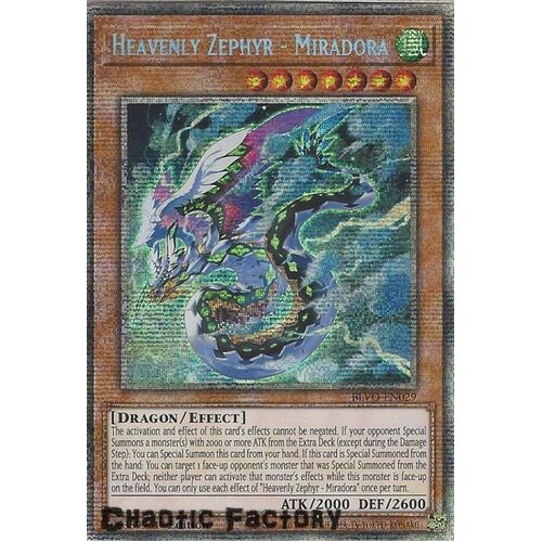 BLVO-EN029 Heavenly Zephyr - Miradora Starlight Rare 1st Edition NM
