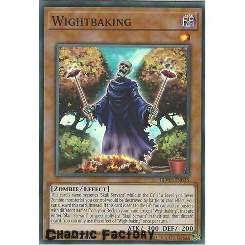 BLVO-EN035 Wightbaking Super Rare 1st Edition NM